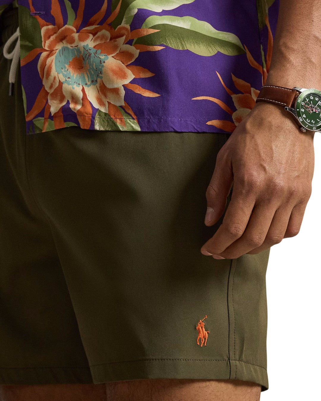 Canopy Olive Traveler Classic Swimshort