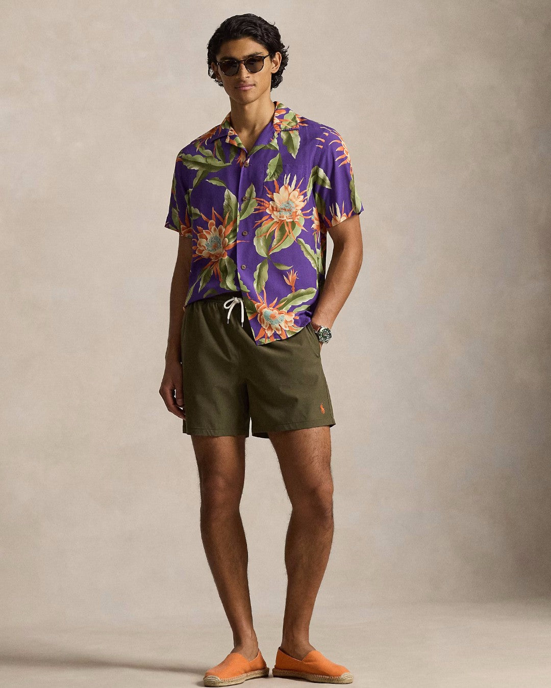 Canopy Olive Traveler Classic Swimshort