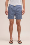 Stone Blue Gregor Lyocell Blend Shorts