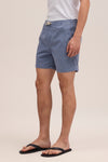 Stone Blue Gregor Lyocell Blend Shorts
