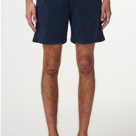 Navy Blue Gregor Lyocell Blend Shorts