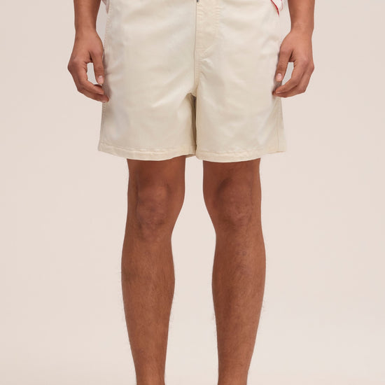 Ivory Gregor Lyocell Blend Shorts