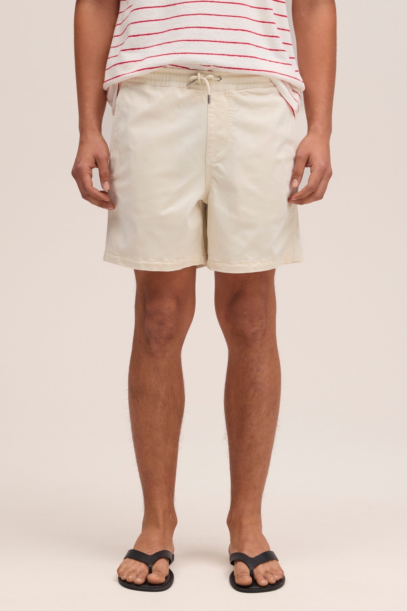 Ivory Gregor Lyocell Blend Shorts