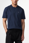 Navy Blue Adam Pima Cotton T-shirt