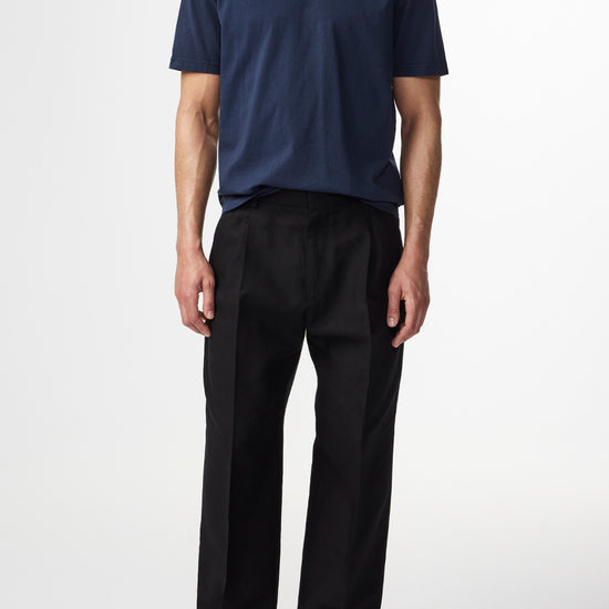Navy Blue Adam Pima Cotton T-shirt
