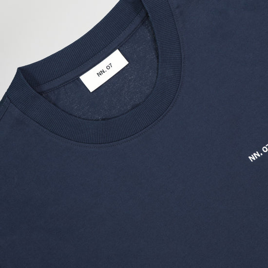 Navy Blue Adam Pima Cotton T-shirt