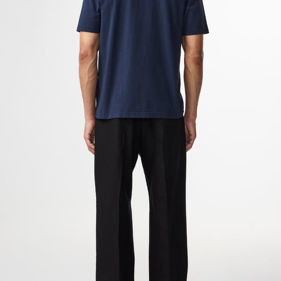 Navy Blue Adam Pima Cotton T-shirt