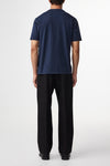 Navy Blue Adam Pima Cotton T-shirt