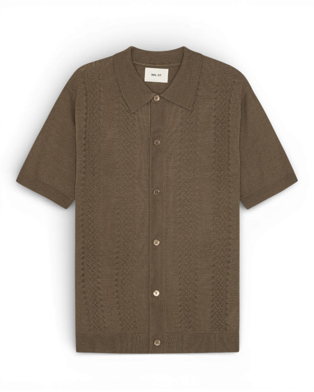 Mable Husk Thor Lightweight Wool Blend Button Down Polo