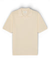 Ivory Paul Knitted Textured Cotton Polo