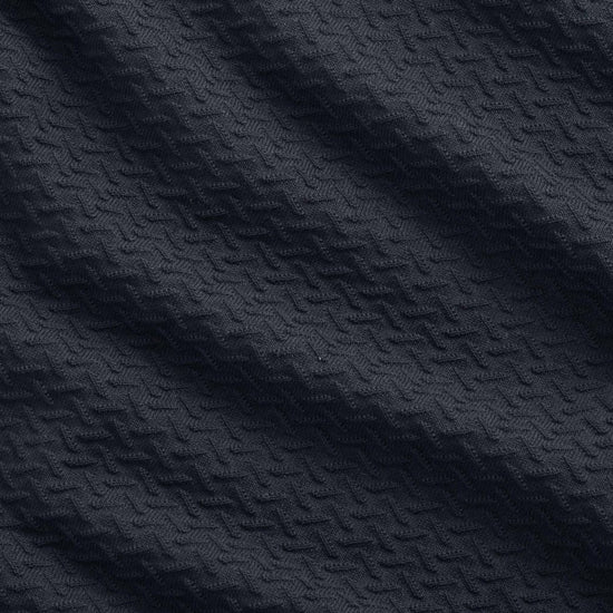 Navy Blue Paul Knitted Cotton Polo