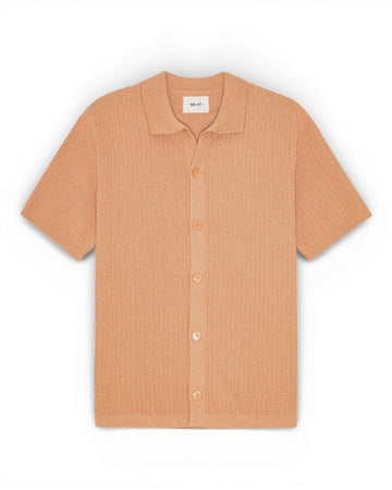 Corashell Ares Knitted Cotton Button Down Polo
