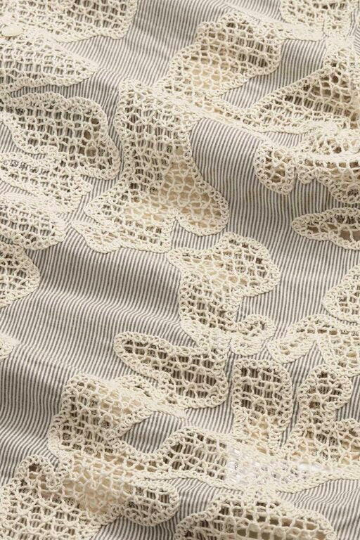 Deep Truffle Julio SS Embroidered Cotton Relaxed Fit Shirt