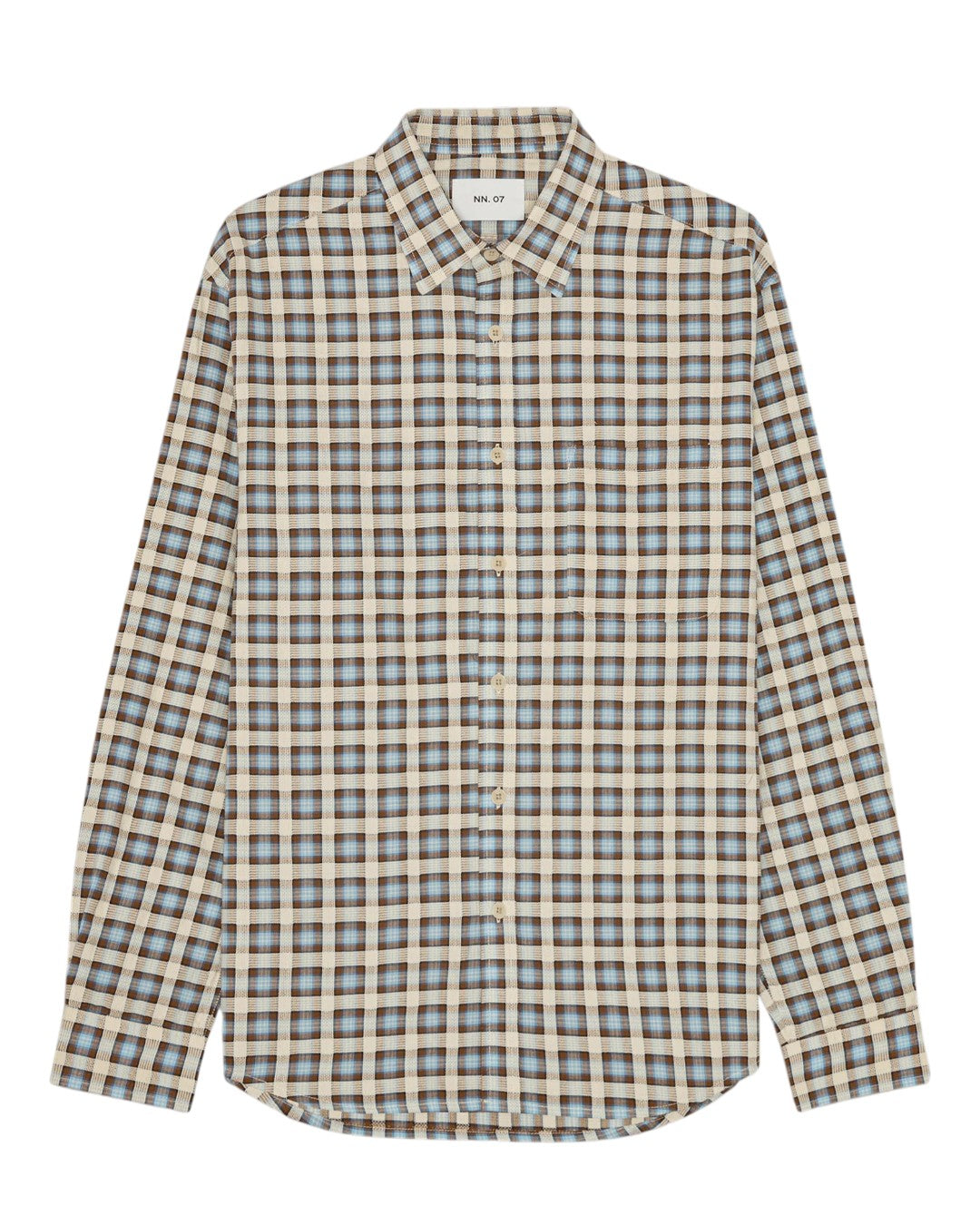 Blue Check Deon LS Cotton Shirt