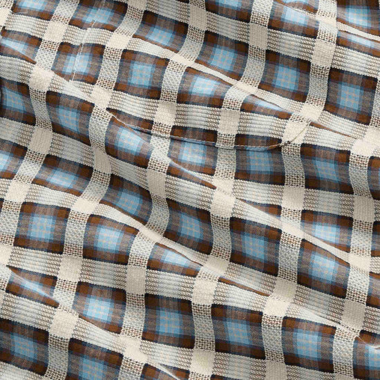 Blue Check Deon LS Cotton Shirt