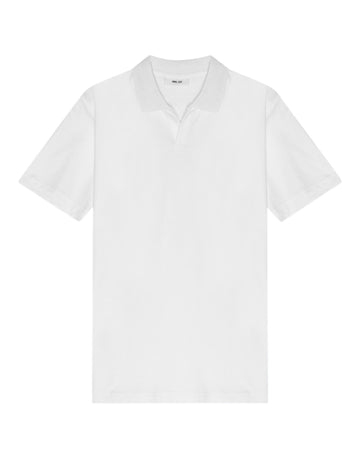 White Paul SS Organic Cotton Polo