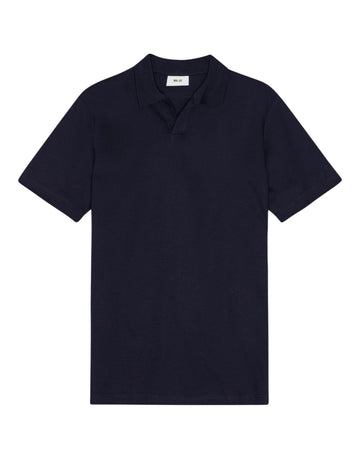 Navy Blue Paul SS Organic Cotton Polo