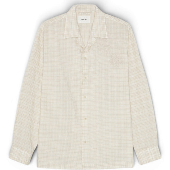 Ivory Ben LS Embroidered Lyocell Shirt