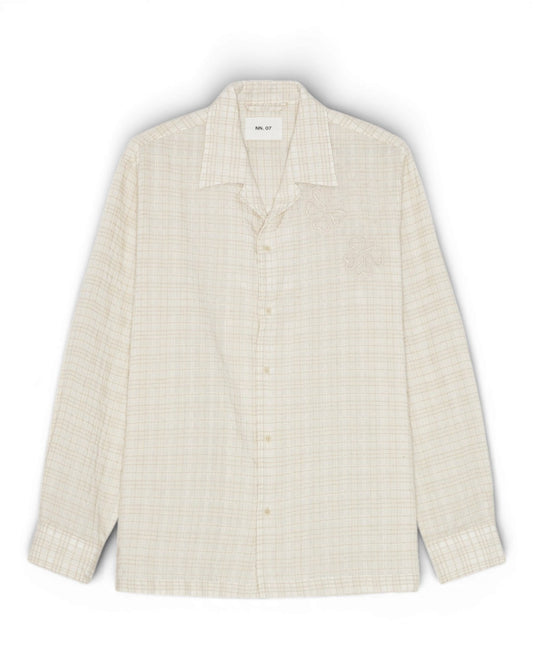 Ivory Ben LS Embroidered Lyocell Shirt