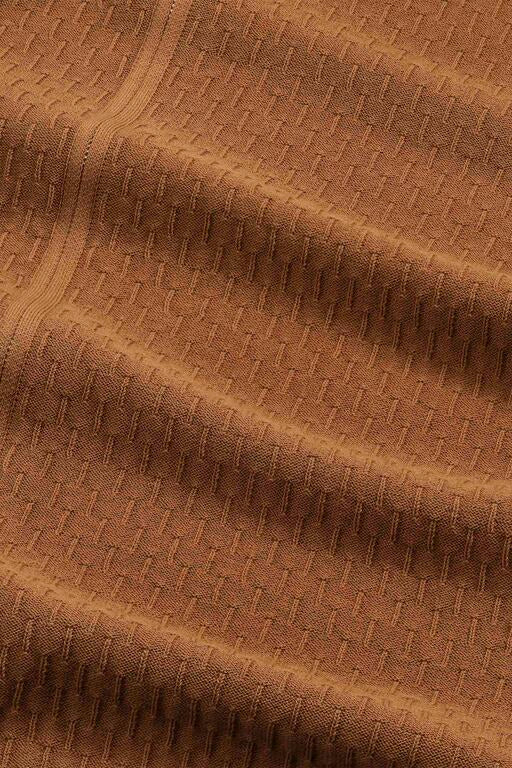 Cinnamon Gustav Knitted Cotton Polo