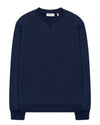 Navy Lommy Cotton Sweater