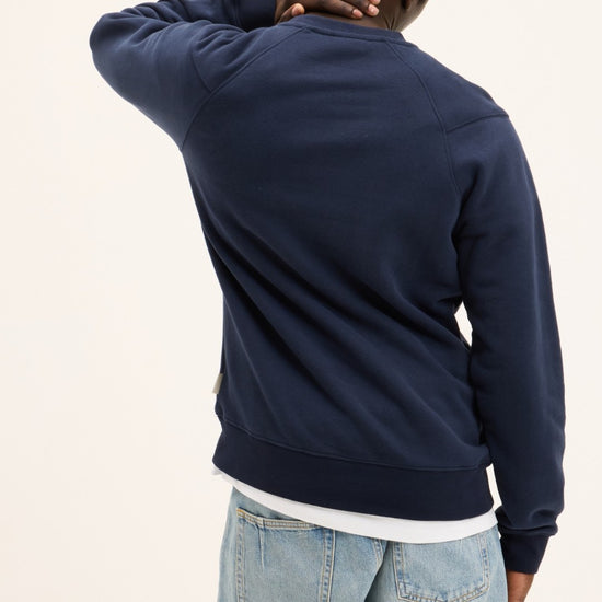 Navy Lommy Cotton Sweater