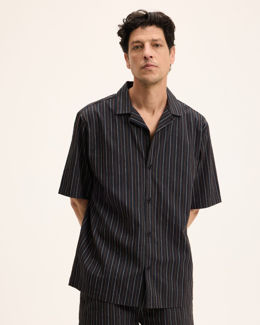 Navy Seven Loose Fit Shirt