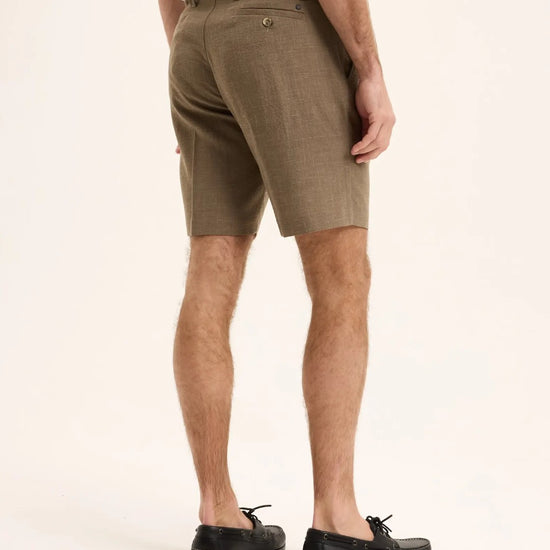 Earth Hart Wool-Linen Blend Shorts