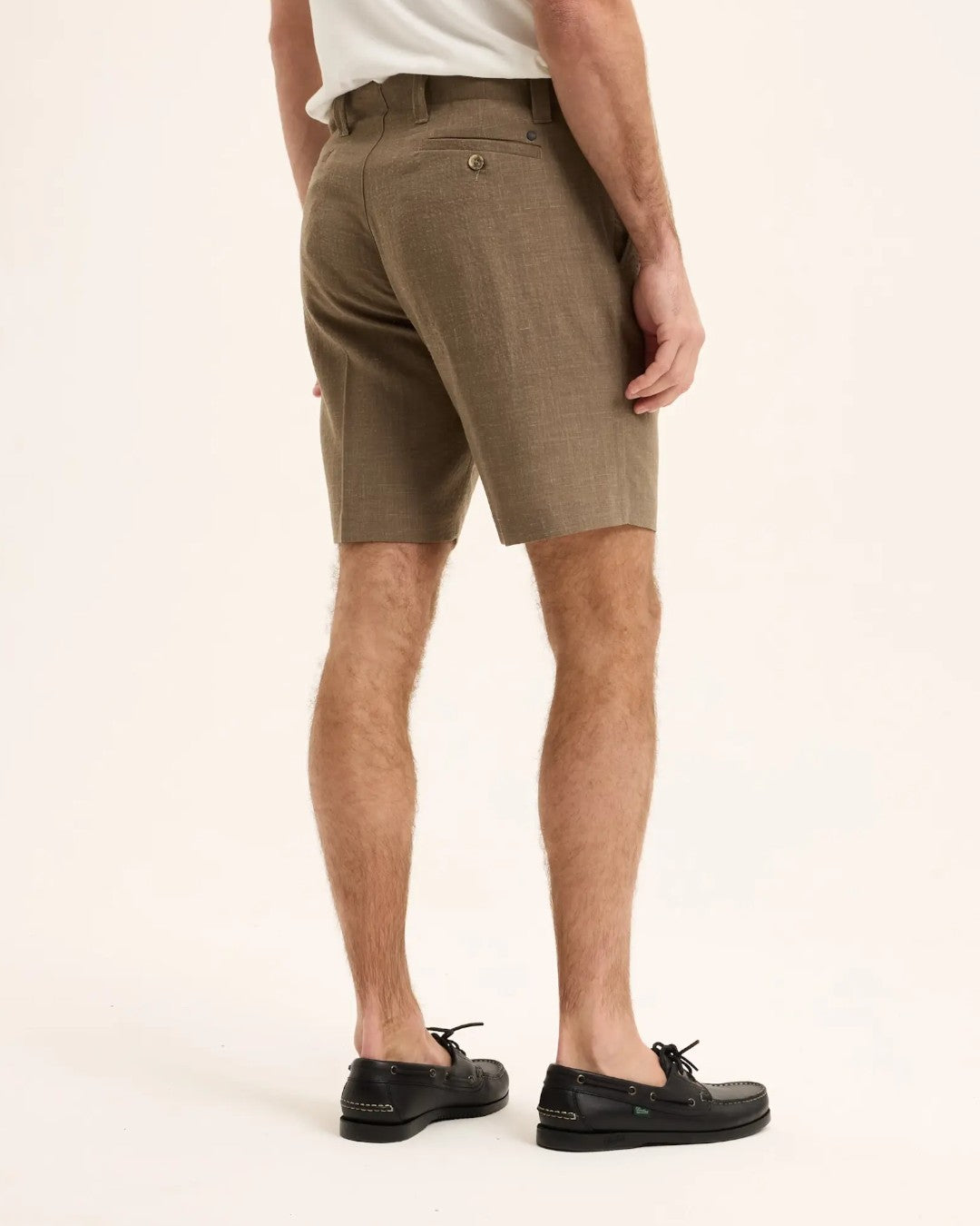 Earth Hart Wool-Linen Blend Shorts