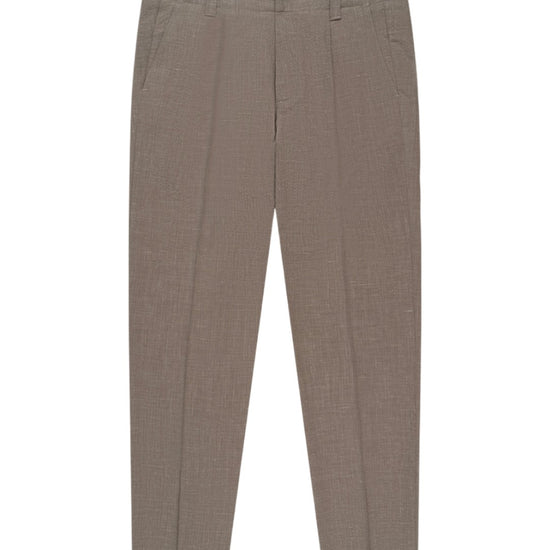 Sand Bart Wool Blend Tapered Fit Trousers