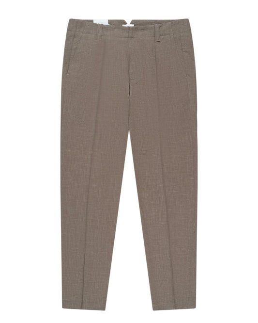 Sand Bart Wool Blend Tapered Fit Trousers