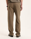 Sand Bart Wool Blend Tapered Fit Trousers