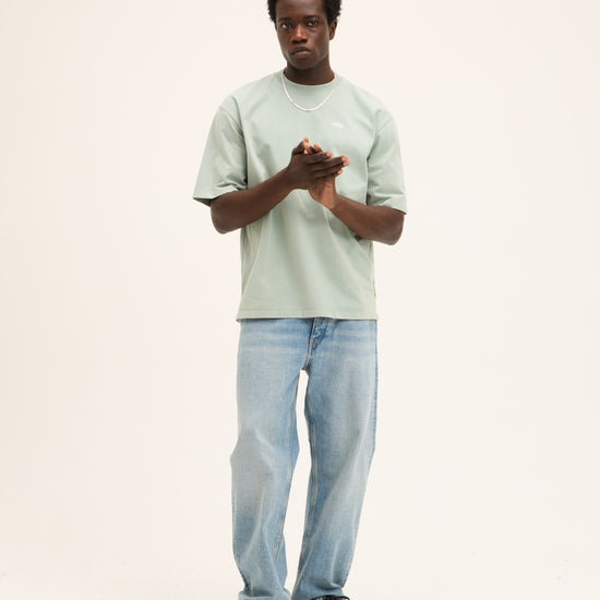 Sage Green Theo Heavyweight Artwork T-shirt