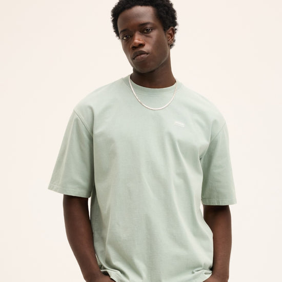 Sage Green Theo Heavyweight Artwork T-shirt