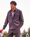 Moro Osaka Stretch Wool Canvas Overshirt