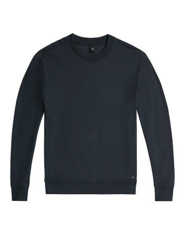 Deep Navy Yates Pique Sweater