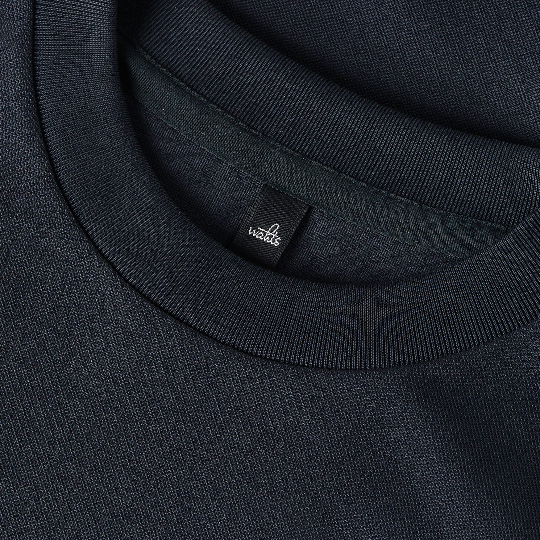 Deep Navy Yates Pique Sweater