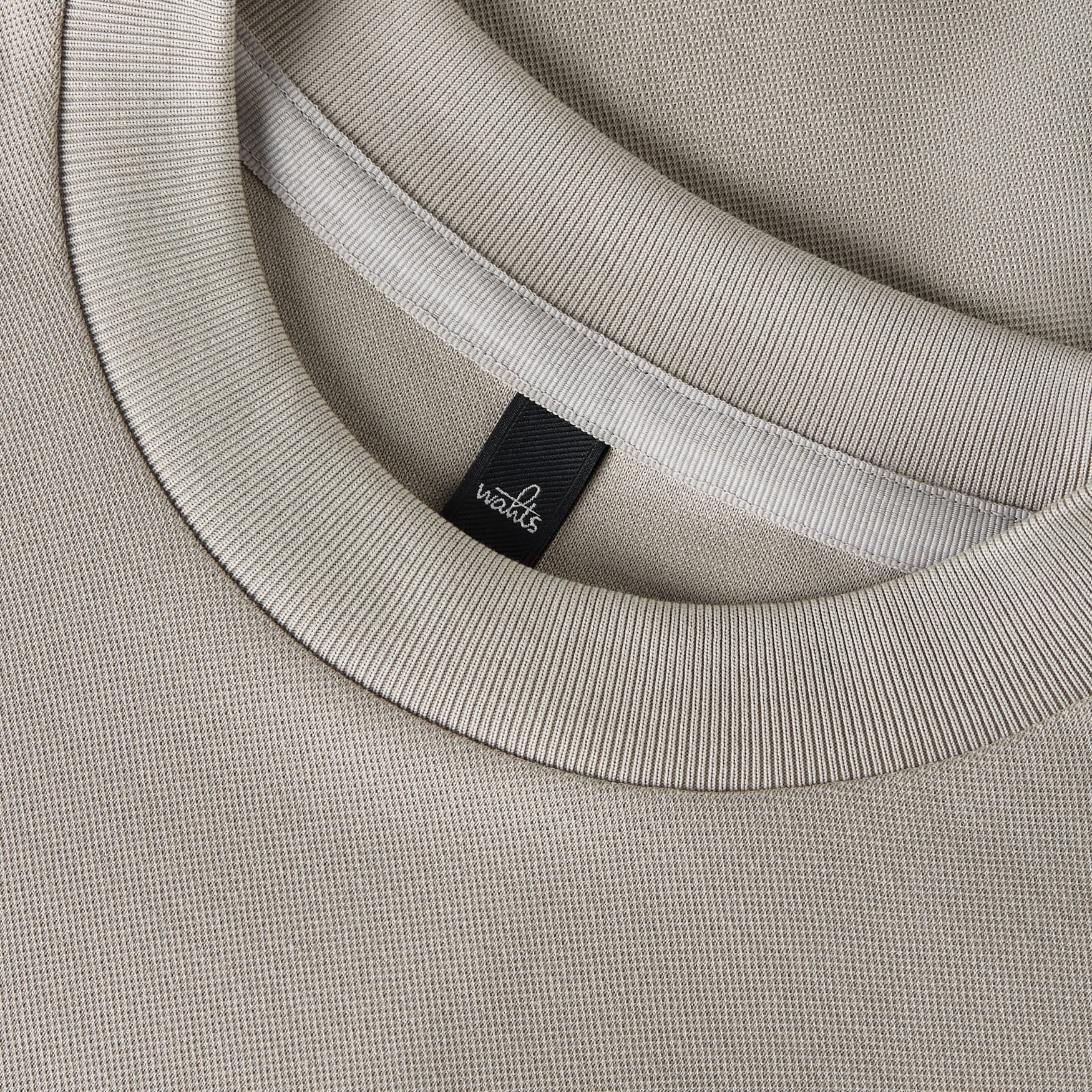 Stone Grey Yates Pique Sweater