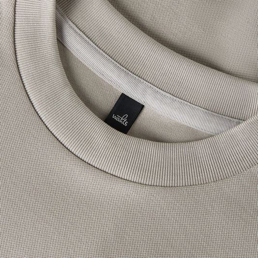 Stone Grey Yates Pique Sweater