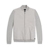 Stone Grey Paxton Combed Cotton Hybrid Bomber