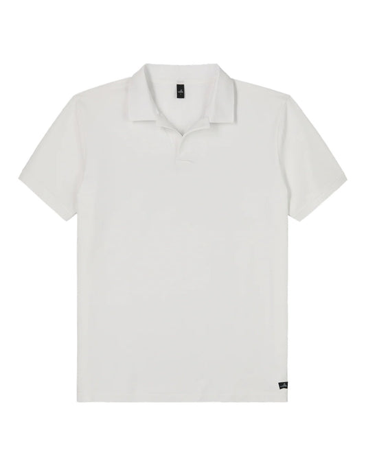 White Hastings Jersey Stretch Polo