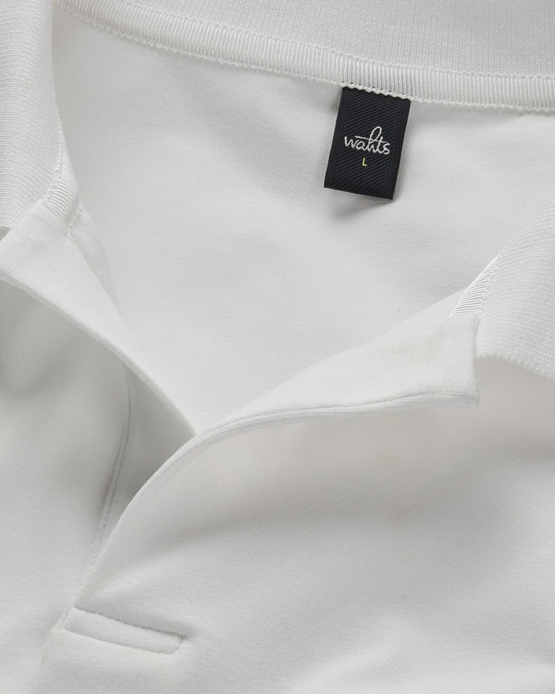 White Hastings Jersey Stretch Polo