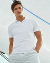 White Hastings Jersey Stretch Polo