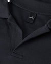 Deep Navy Daley Luxury Pique Open Collar Polo