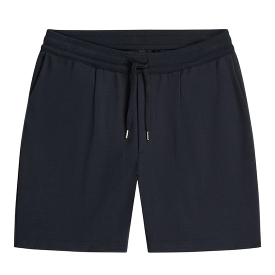 Deep Navy Hayden Pique Drawstring Shorts