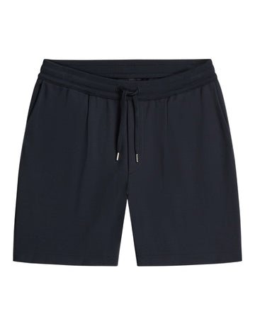 Deep Navy Hayden Pique Drawstring Shorts