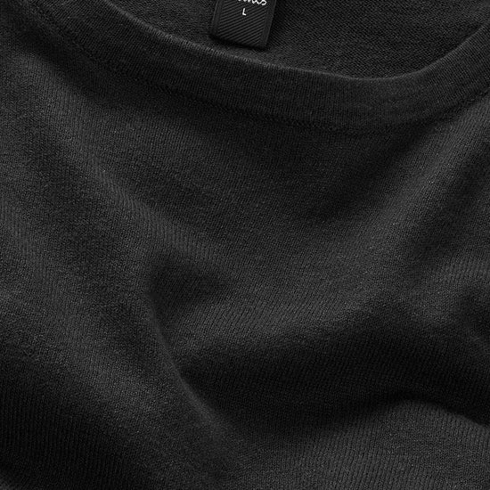 Pure Black Miles Luxury Jersey T-shirt