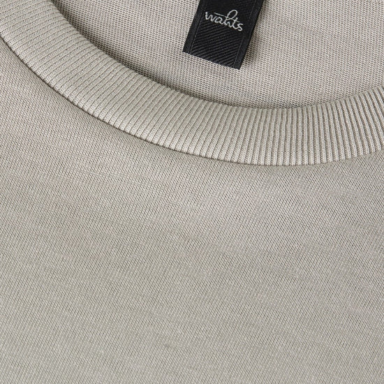 Stone Grey Miles Luxury Jersey T