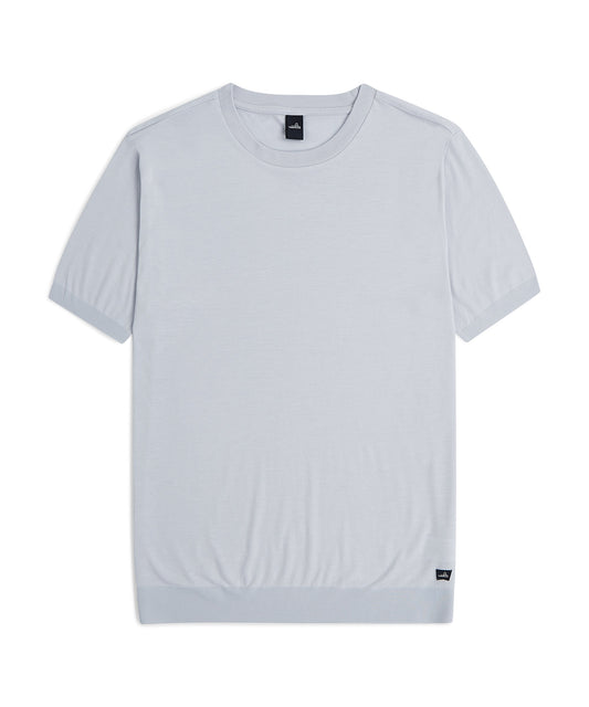 Frost Blue Miles Luxury Jersey T-shirt