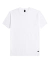 Pure White Miles Luxury Pique T-shirt